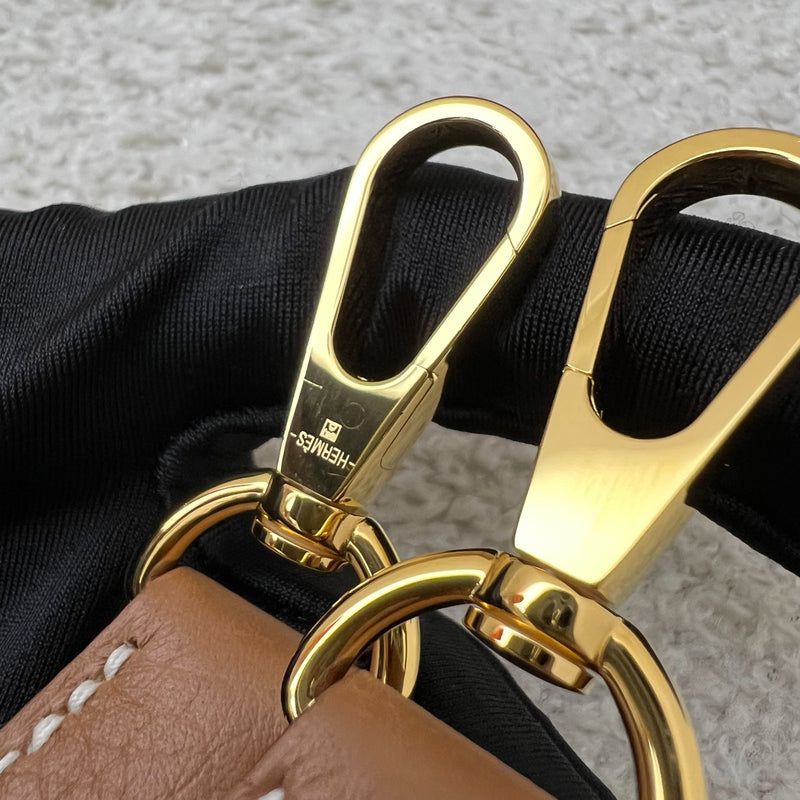 [BN Long Strap - Oct 2025] Hermes Mini Evelyne 16 TPM in Gold Clemence Leather and GHW [Long Strap]