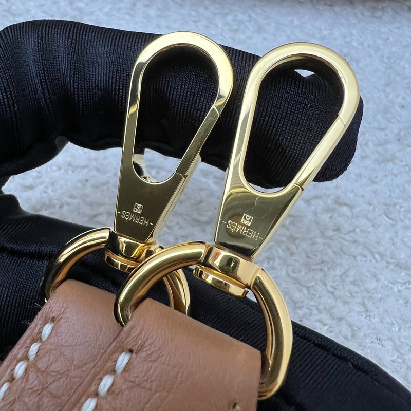 [BN Long Strap - Oct 2025] Hermes Mini Evelyne 16 TPM in Gold Clemence Leather and GHW [Long Strap]
