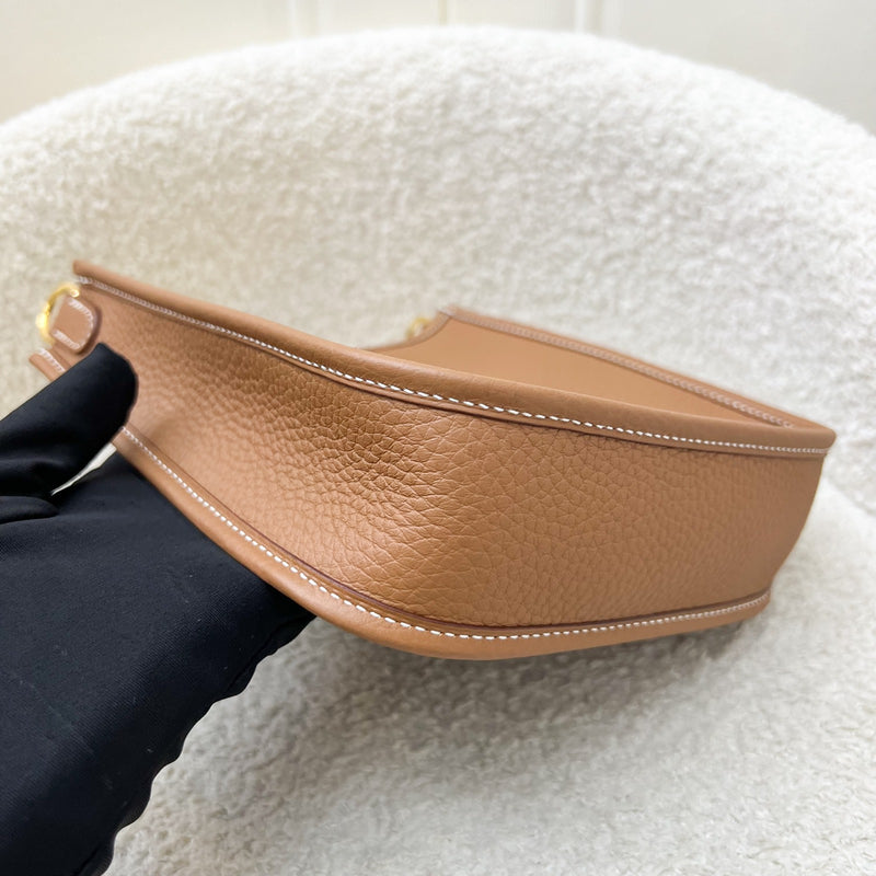 [BN Long Strap - Oct 2025] Hermes Mini Evelyne 16 TPM in Gold Clemence Leather and GHW [Long Strap]