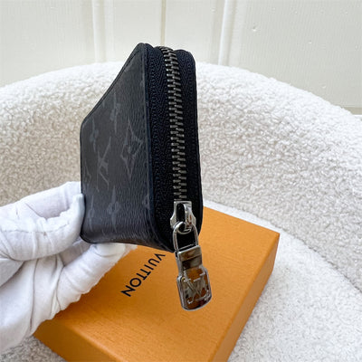 LV Zippy Card Holder / Purse in Monogram Eclipse and SHW