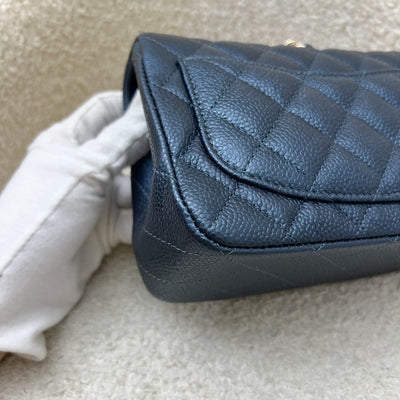 Chanel Classic Square Mini Flap in Navy Blue Shiny Caviar and LGHW