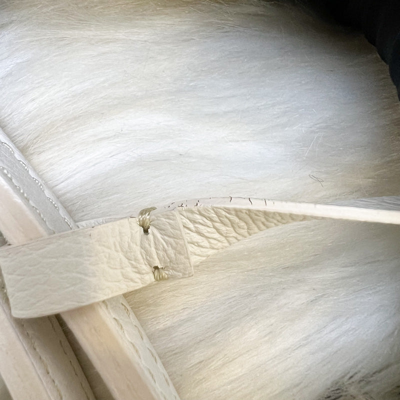 Goyard Saint Louis GM Tote in White Signature Goyardine Canvas