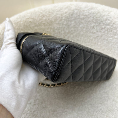 [Brand New July 2025] Chanel 25B Vanity / Clutch with Chain (LP Style Bag) in Black Caviar and LGHW