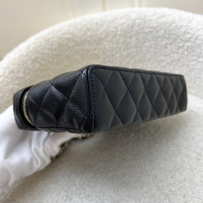 [Brand New July 2025] Chanel 25B Vanity / Clutch with Chain (LP Style Bag) in Black Caviar and LGHW