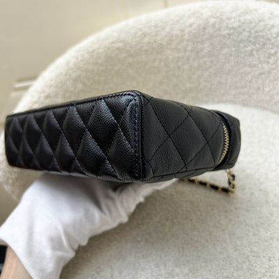 [Brand New July 2025] Chanel 25B Vanity / Clutch with Chain (LP Style Bag) in Black Caviar and LGHW