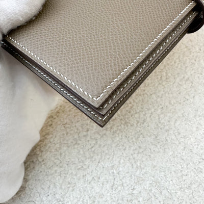 Hermes Bearn Long Bifold Wallet in Etoupe Epsom Leather and PHW