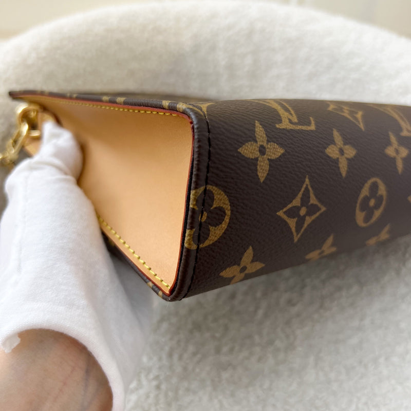 LV Toiletry Pouch on Chain in Monogram Canvas GHW