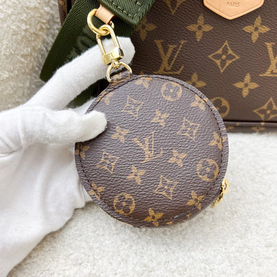 LV Multi Pochette Accessoires MPA in Monogram Canvas, Khaki Strap and GHW (Model: M44813)