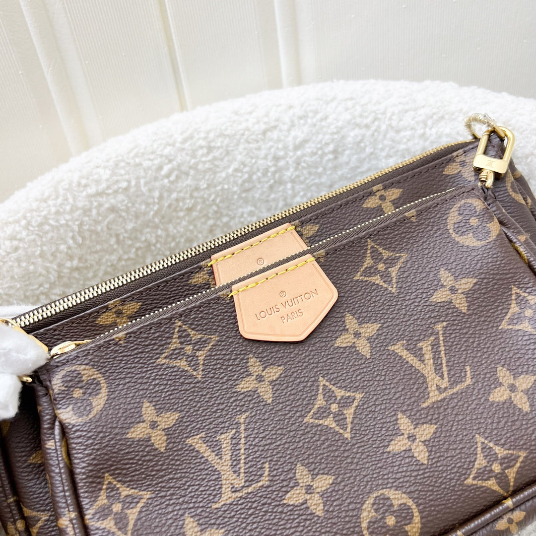 Monogram Canvas Louis Vuitton Multi Pochette Straps LV Multi