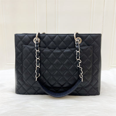 Chanel Grand Shopping Tote GST in Black Caviar and SHW