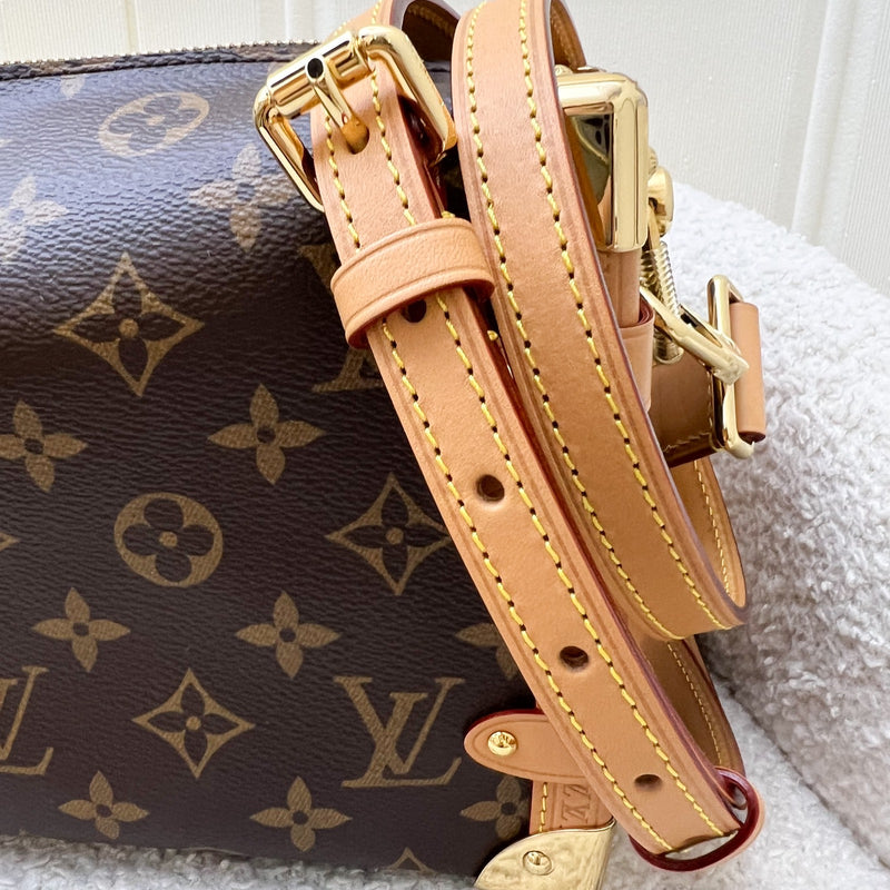 LV Side Trunk MM Bag in Monogram Canvas and GHW (Model: M46358)