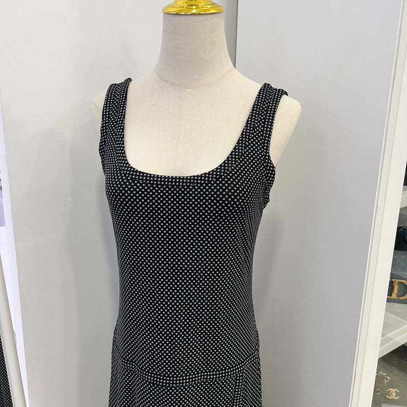 Chanel Mini CC Logo Maxi Dress in Polyamide and Elastane (Model: P78058)