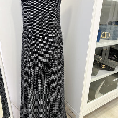 Chanel Mini CC Logo Maxi Dress in Polyamide and Elastane (Model: P78058)