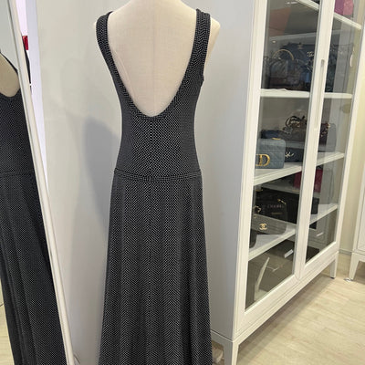 Chanel Mini CC Logo Maxi Dress in Polyamide and Elastane (Model: P78058)