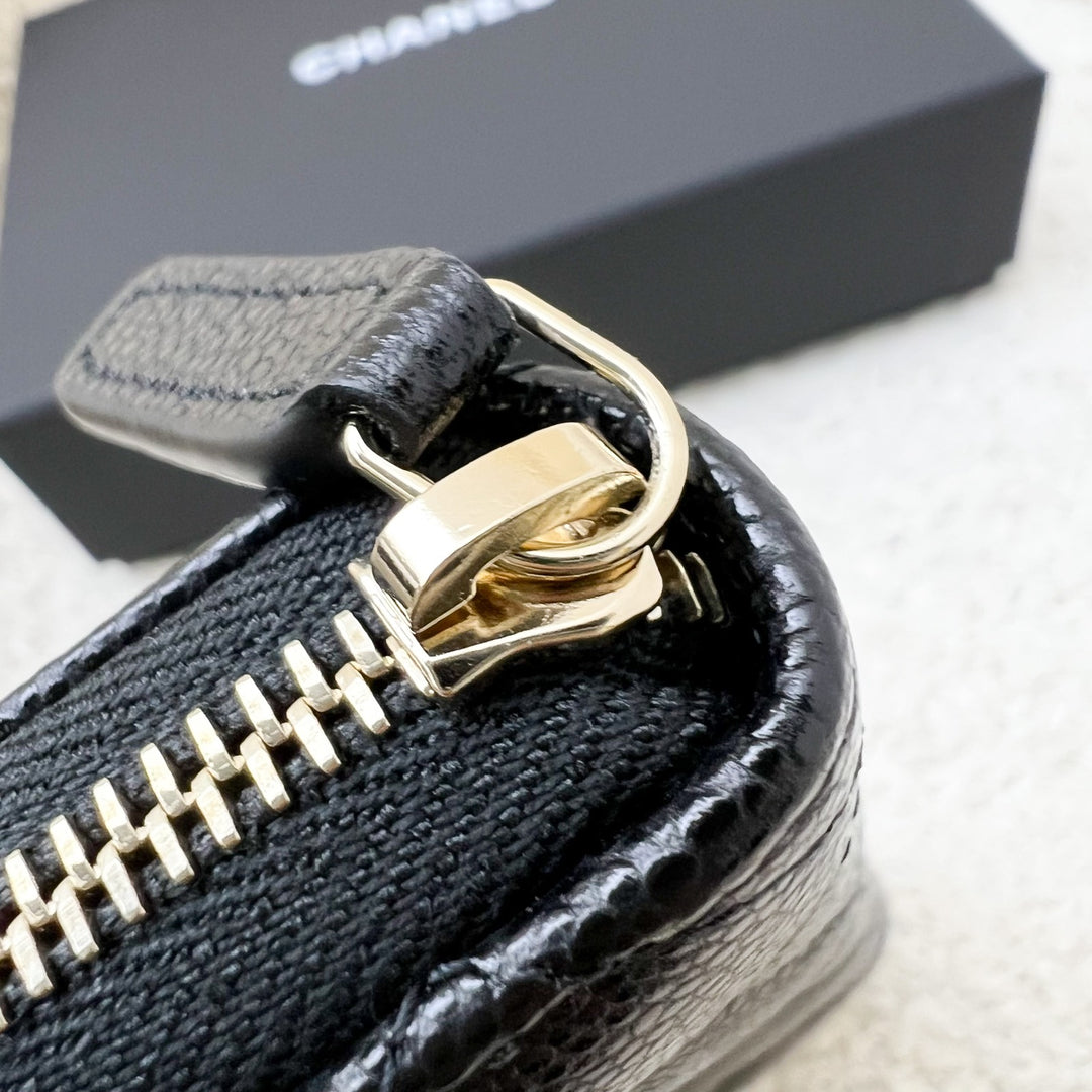 【25C最新作♪】CHANEL ジップアップウォレット 大人気☆希少品】CHANEL 25c ZIP財布 フラグメントケース