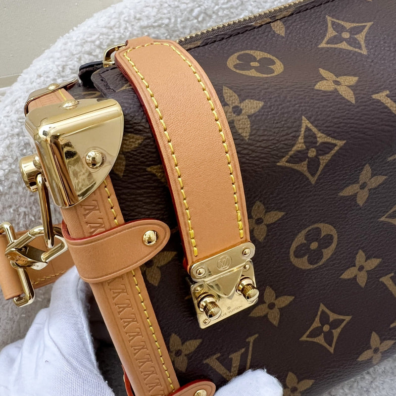 LV Side Trunk MM Bag in Monogram Canvas and GHW (Model: M46358)