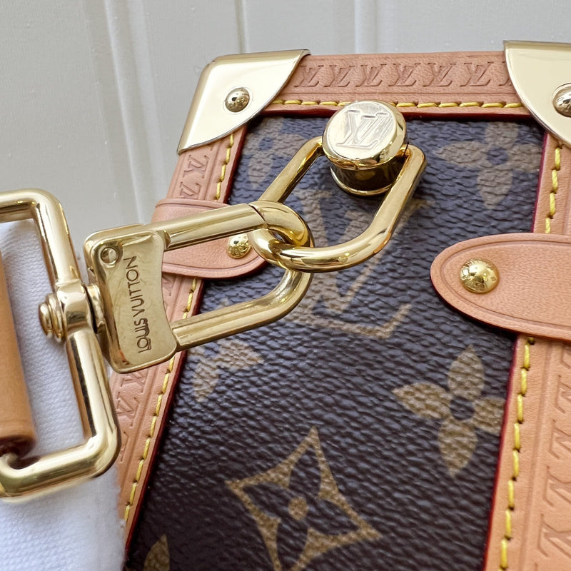 LV Side Trunk MM Bag in Monogram Canvas and GHW (Model: M46358)