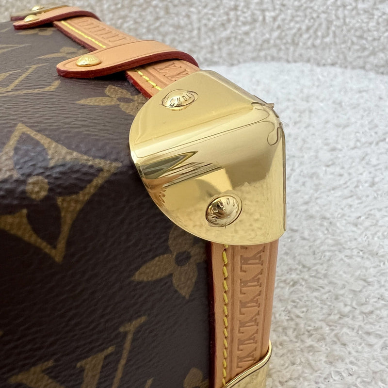 LV Side Trunk MM Bag in Monogram Canvas and GHW (Model: M46358)