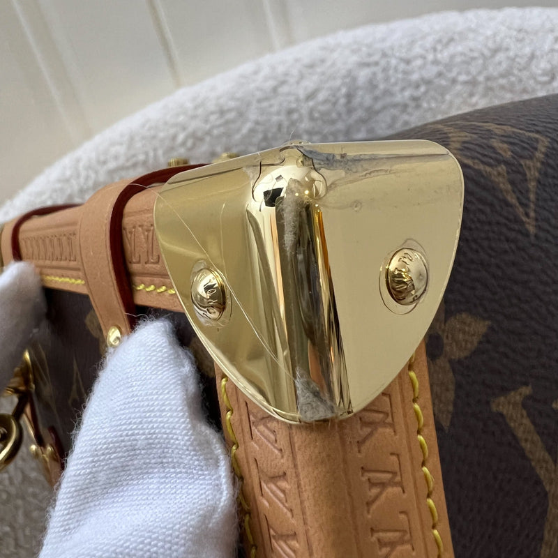 LV Side Trunk MM Bag in Monogram Canvas and GHW (Model: M46358)