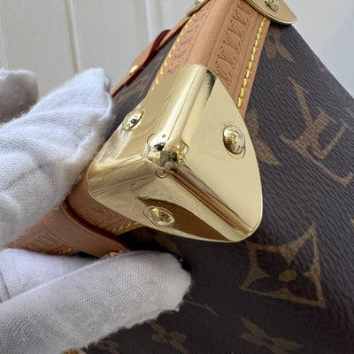 LV Side Trunk MM Bag in Monogram Canvas and GHW (Model: M46358)