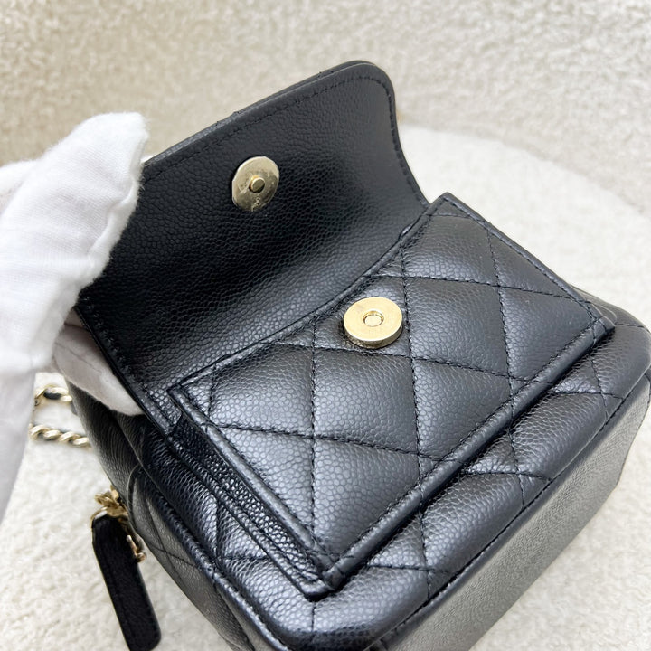 chanel mini backpack 2015 Chanel 24C Mini Backpack in Caviar and LGHW (Model: AP3753) – Brands Lover