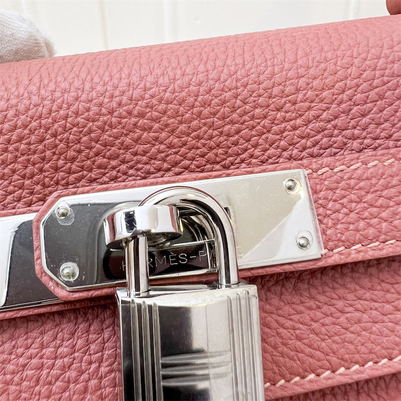 Hermes Kelly 28 in Rosy Togo Leather and PHW
