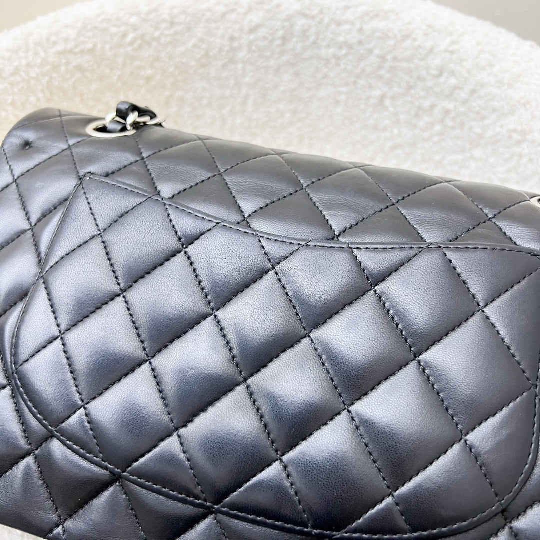 Chanel Medium Classic Flap CF in Black Lambskin and SHW – Brands Lover