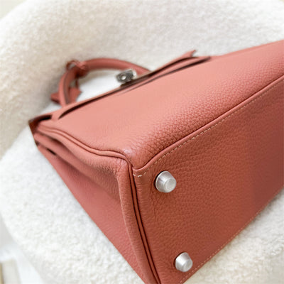 Hermes Kelly 28 in Rosy Togo Leather and PHW