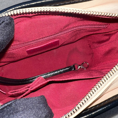 Chanel Small Gabrielle Hobo in Beige Distressed Calfskin, Black Base and 3 Tone HW