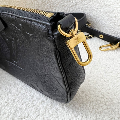 LV Multi Pochette Accessoires MPA in Black Monogram Empreinte Leather and GHW