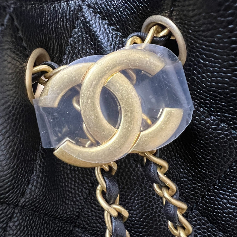 [Local Set - Nov 2025] Chanel 25 Mini Hobo Bag in Black Caviar and AGHW (Model: AS5631)