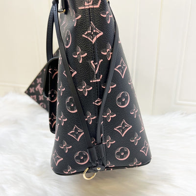 Louis Vuitton LV Fall For You Neverfull MM in Black Monogram Canvas and GHW (Model: M46137)