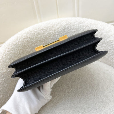 Hermes Constance 18 in Noir Black Epsom Leather and GHW