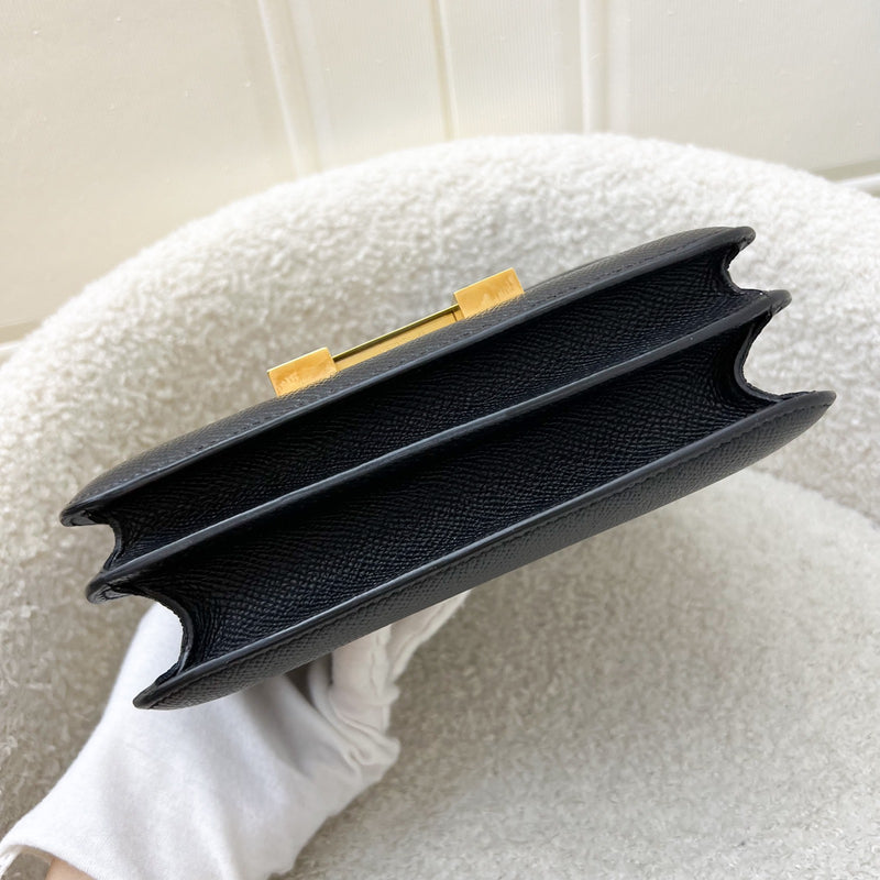 Hermes Constance 18 in Noir Black Epsom Leather and GHW