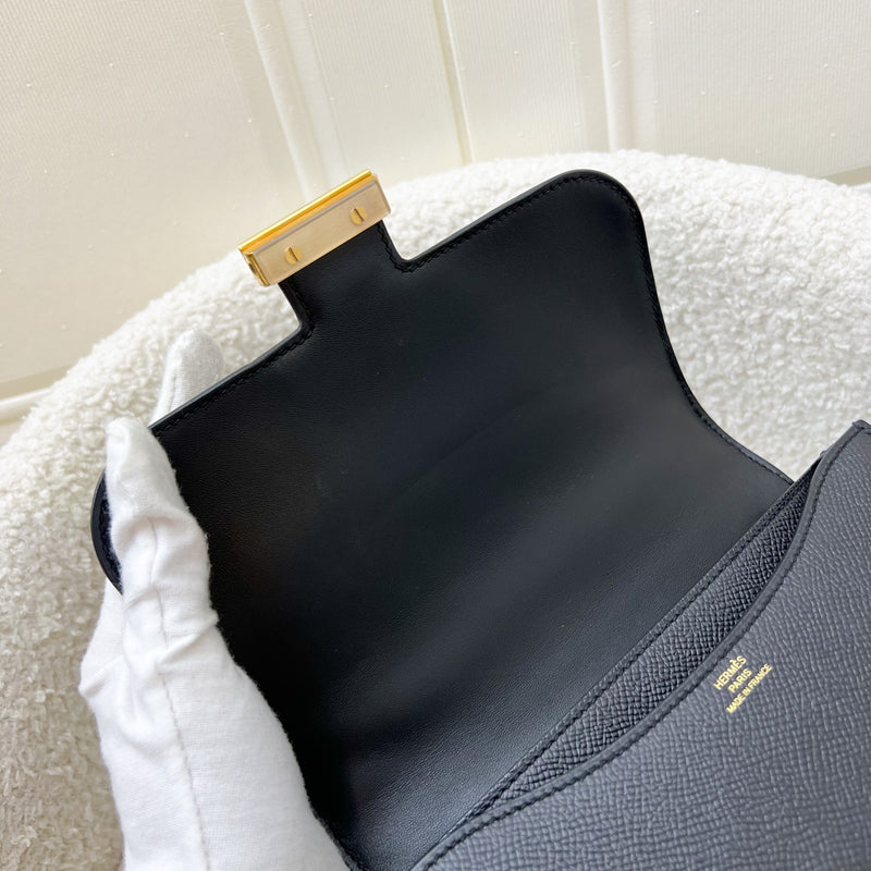 Hermes Constance 18 in Noir Black Epsom Leather and GHW