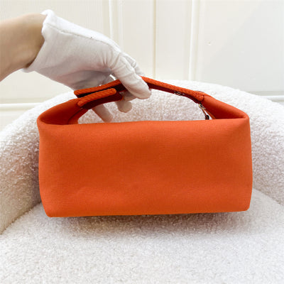 Hermes Bride a Brac PM in Orange Canvas