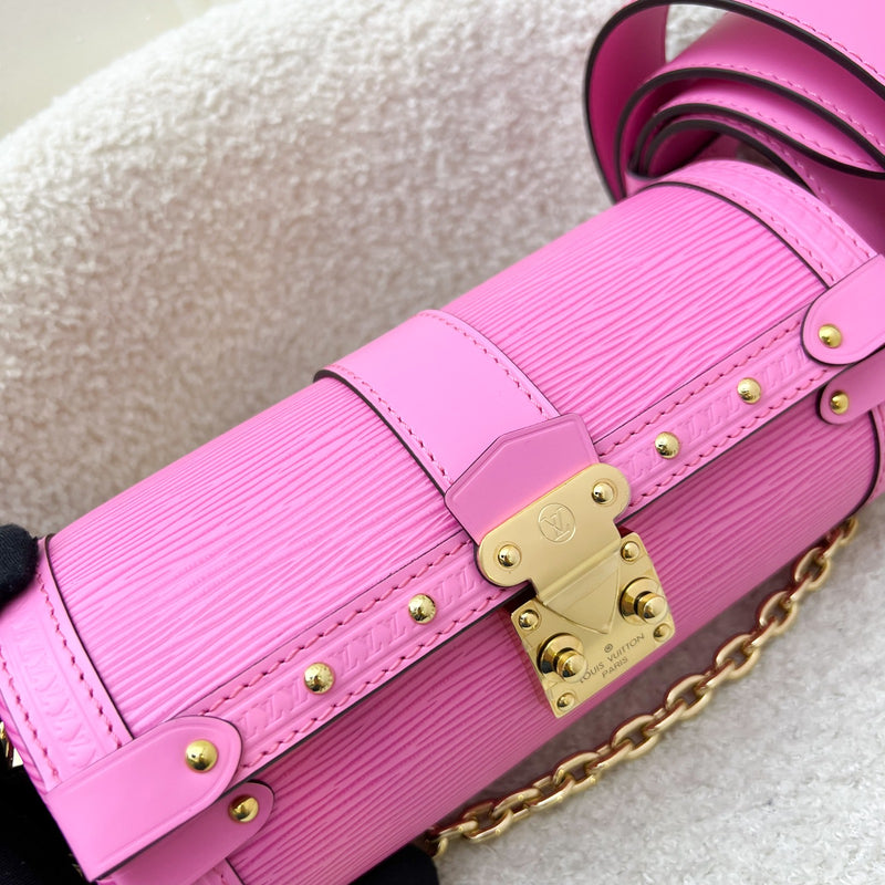 LV Papillon Trunk in Rose (Fuchsia Pink) Epi Leather and GHW (Model: M58649)