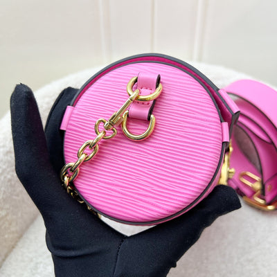 LV Papillon Trunk in Rose (Fuchsia Pink) Epi Leather and GHW (Model: M58649)