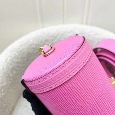 LV Papillon Trunk in Rose (Fuchsia Pink) Epi Leather and GHW (Model: M58649)
