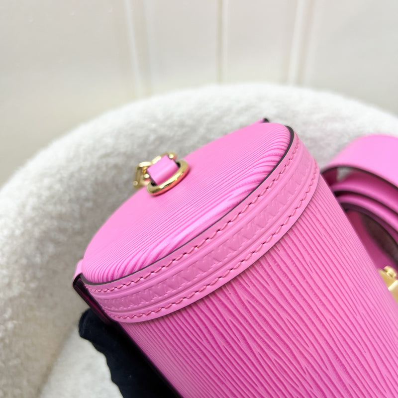 LV Papillon Trunk in Rose (Fuchsia Pink) Epi Leather and GHW (Model: M58649)