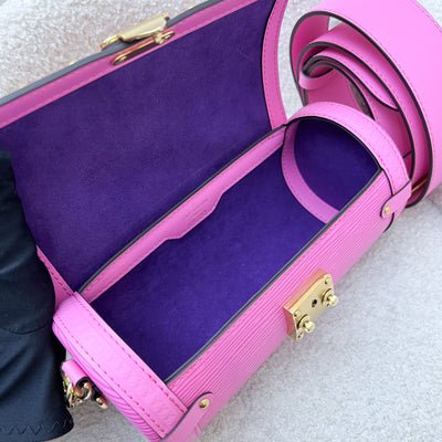LV Papillon Trunk in Rose (Fuchsia Pink) Epi Leather and GHW (Model: M58649)