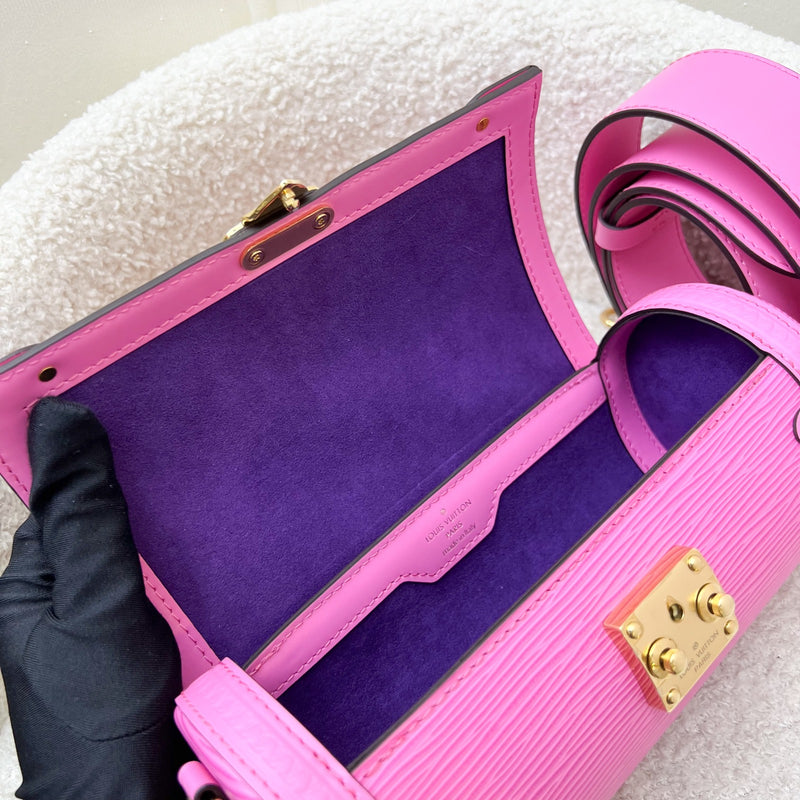 LV Papillon Trunk in Rose (Fuchsia Pink) Epi Leather and GHW (Model: M58649)