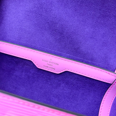 LV Papillon Trunk in Rose (Fuchsia Pink) Epi Leather and GHW (Model: M58649)