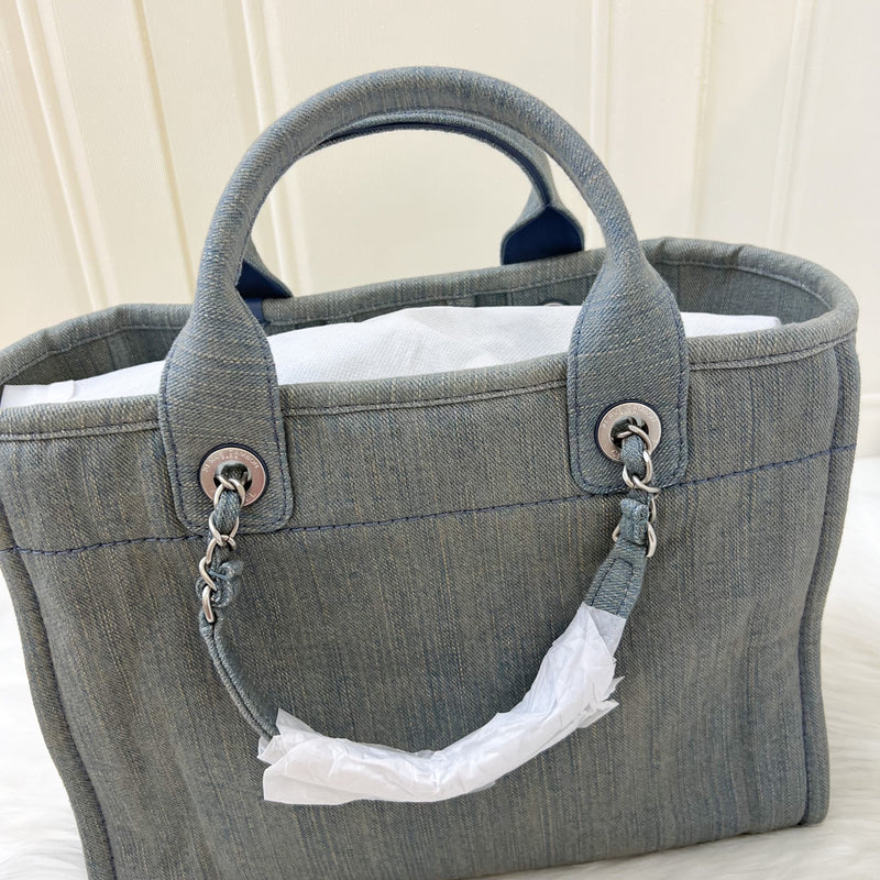 Chanel Small Deauville in 23S Blue Denim and SHW