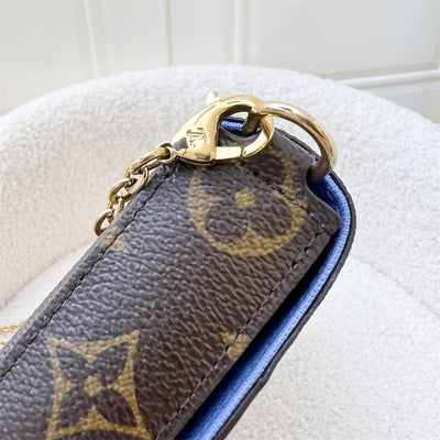 LV Felicie Pochette in Vivienne in Great Wall of China Monogram Canvas and GHW