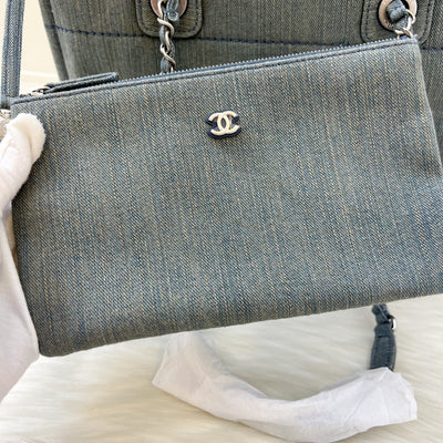 Chanel Small Deauville in 23S Blue Denim and SHW