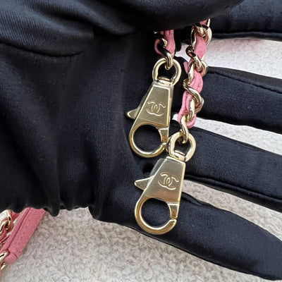 Chanel Small 24cm Coco Handle Flap in 20A Pink Caviar and LGHW (Model: A92990)