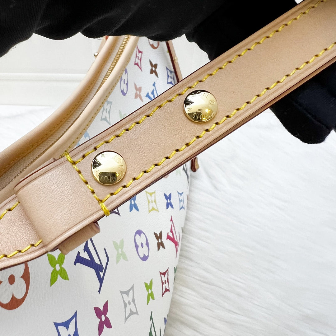 LV x TM Louis Vuitton x Murakami CarryAll East West in White