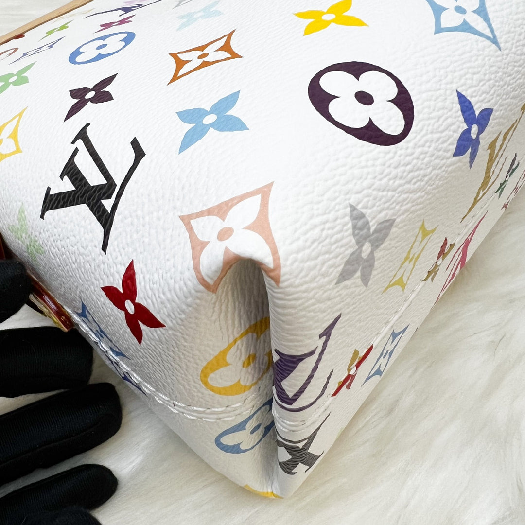 LV x TM Louis Vuitton x Murakami CarryAll East West in White