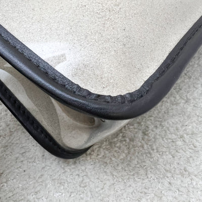 Chanel 19S Coco Sand Flap Bag with Pearls in PVC, Black Leather and LGHW